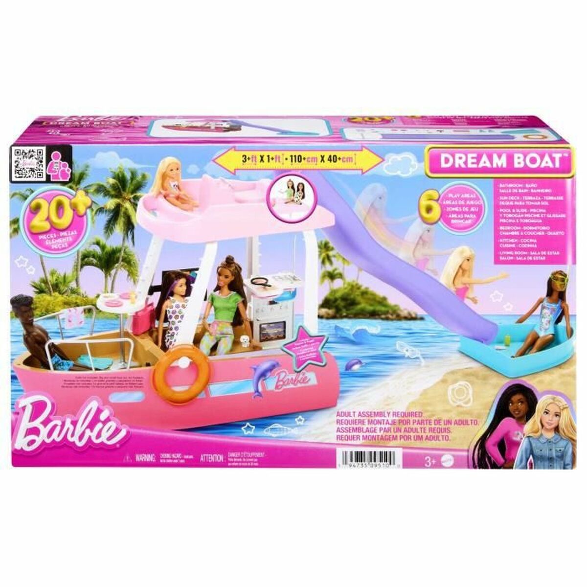 Playset Barbie Dream Boat Barcă - Jucarii si jocuri, Păpuși și figurine