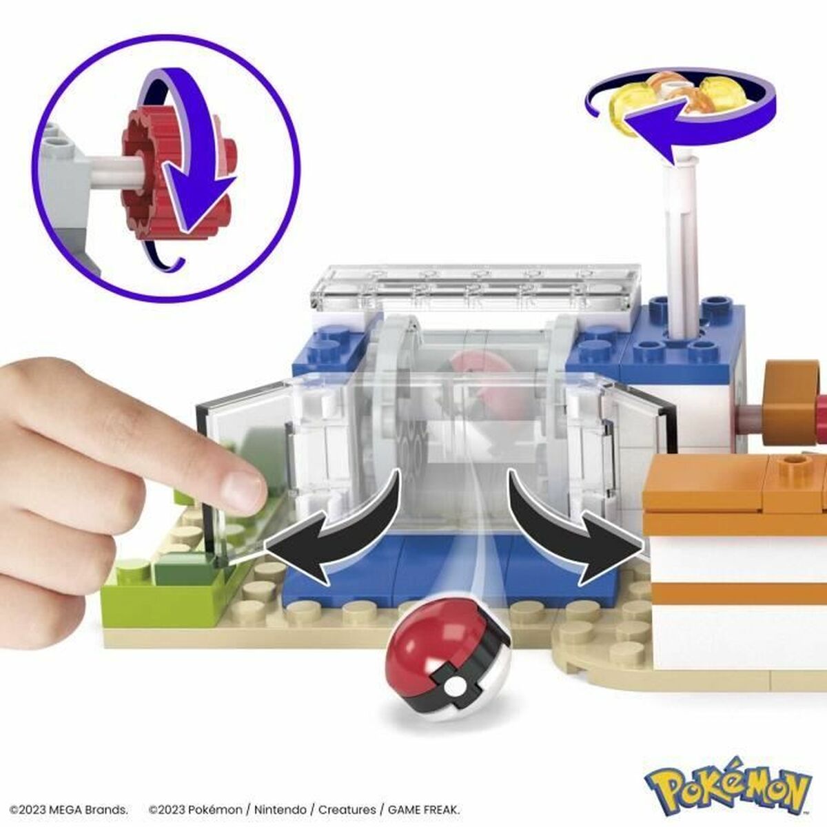 Kit de construcție Pokémon Mega Construx - Forest Pokémon Center 648 Piese - Jucarii si jocuri