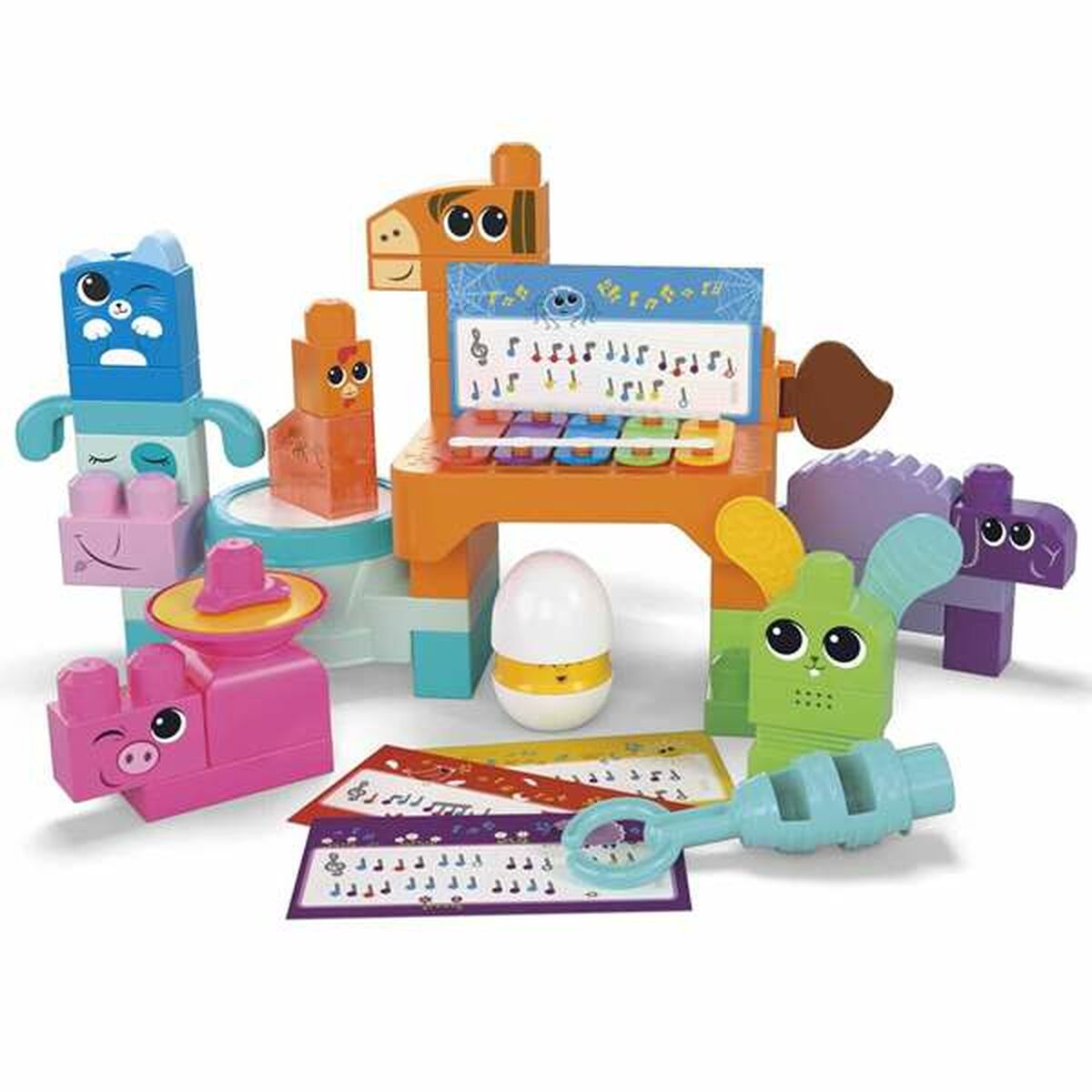 Jucărie interactivă Megablocks Jucărie muzicală - Bebelus, Jucăriile copilăriei timpurii