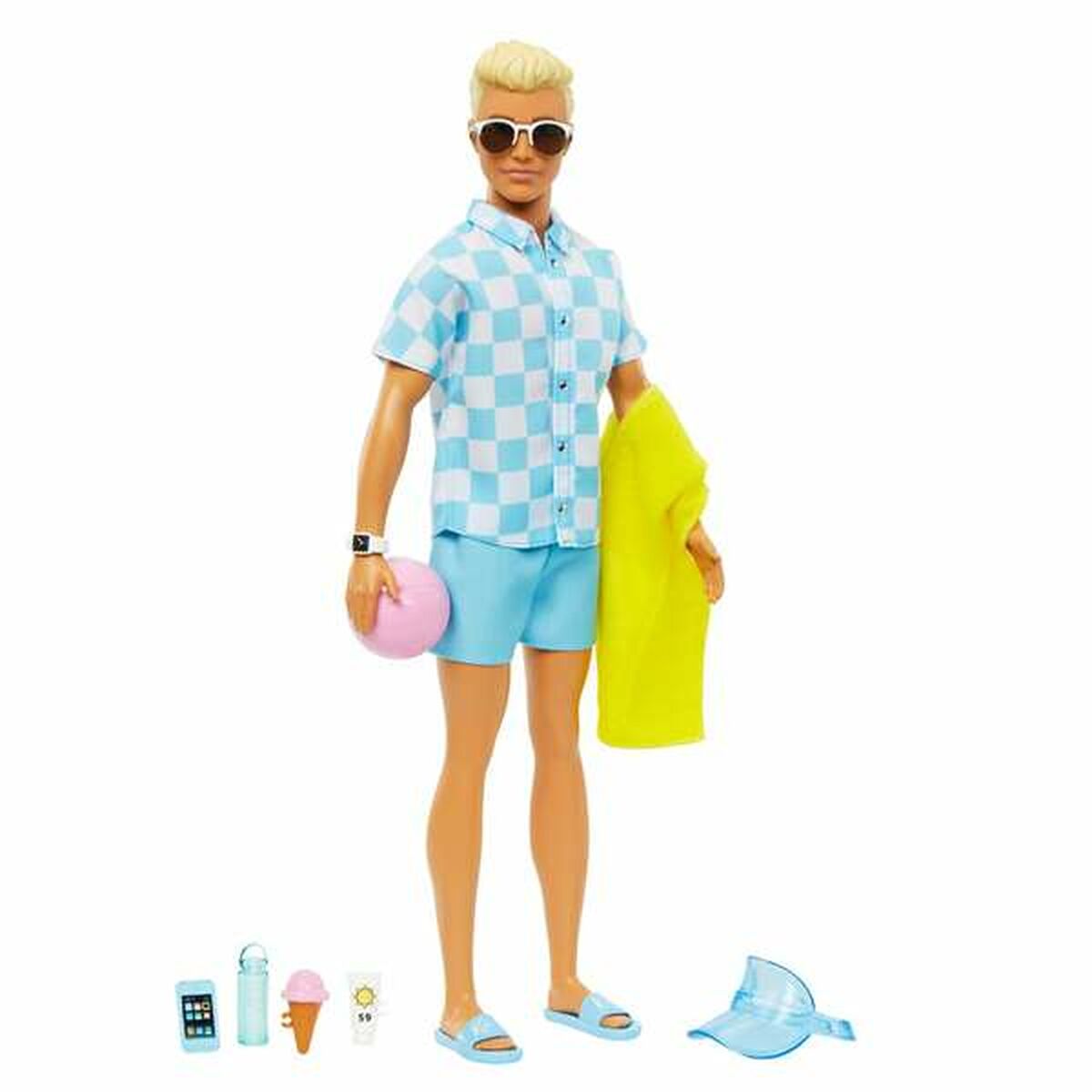 Figurină Barbie Ken Beack Day - Jucarii si jocuri, Păpuși și accesorii
