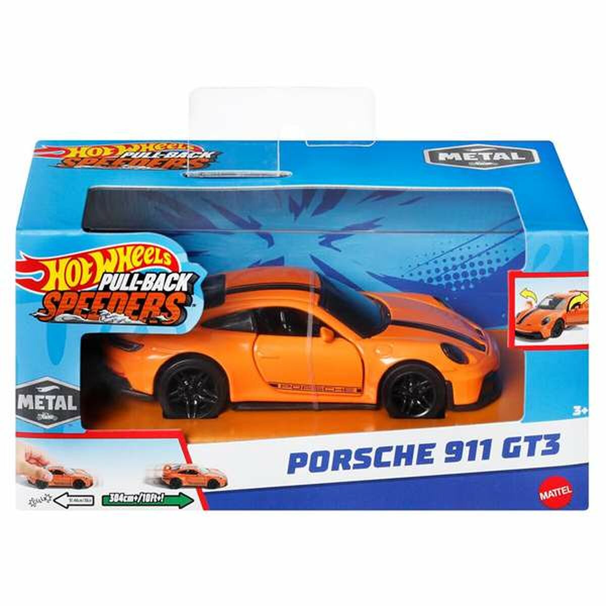 Mașinuță de jucărie cu mecanism de frecare Hot Wheels Metal 1:43 - Jucarii si jocuri, Vehicule