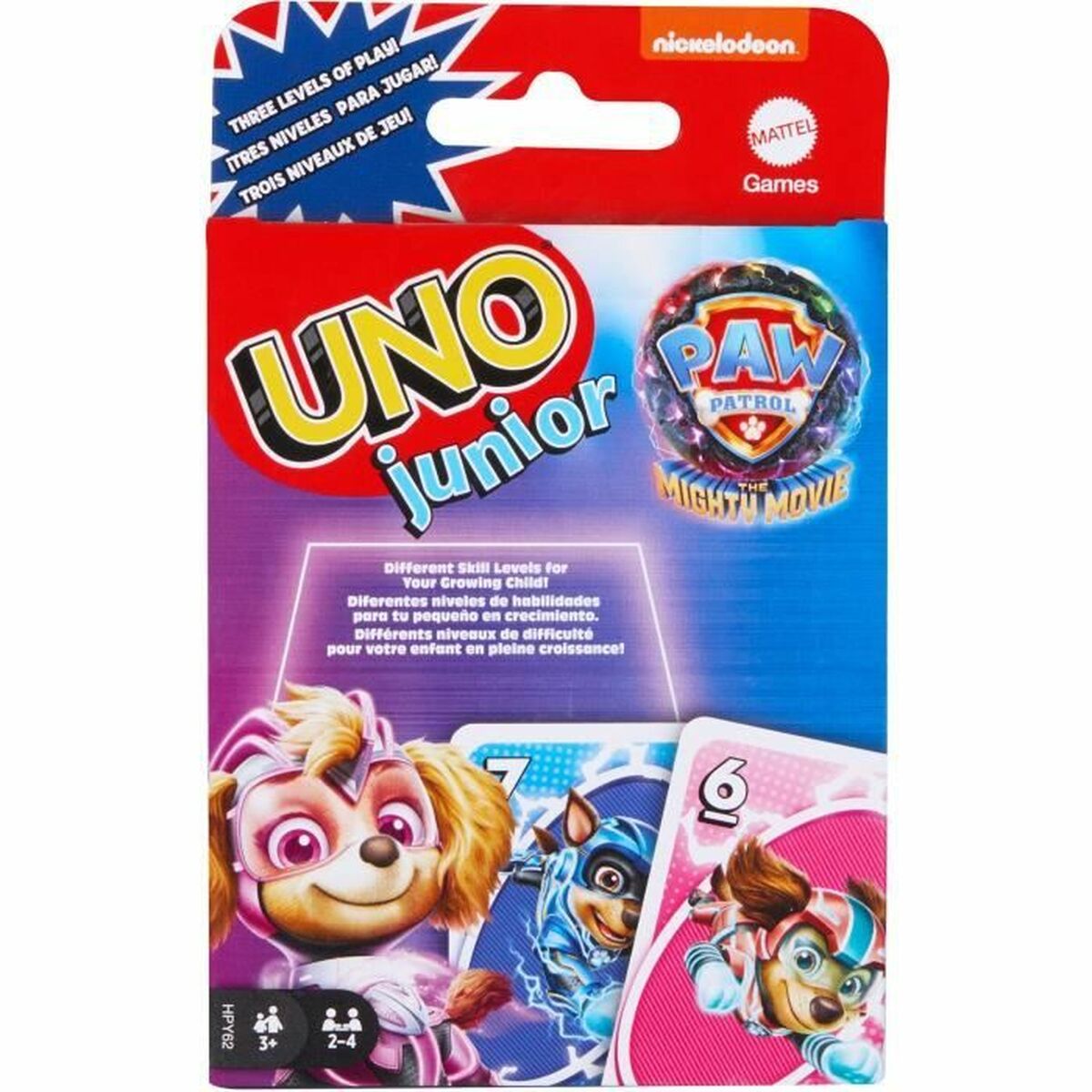 Joc de Masă Mattel Uno Junior Paw Patrol - Jucarii si jocuri, Jocuri și accesorii