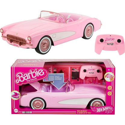 Vehicul Barbie The Movie Hot Wheels RC Corvette - Jucarii si jocuri, Păpuși și accesorii