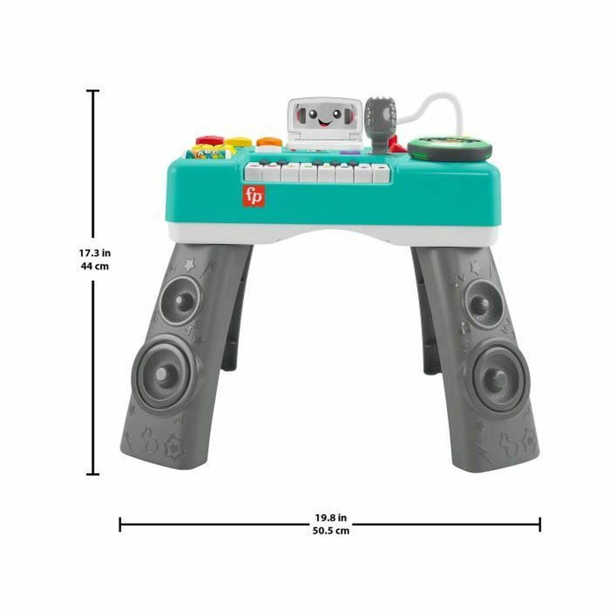 Centru de activităţi Fisher Price Mix & Learn DJ Table (FR) - Bebelus, Jucăriile copilăriei timpurii