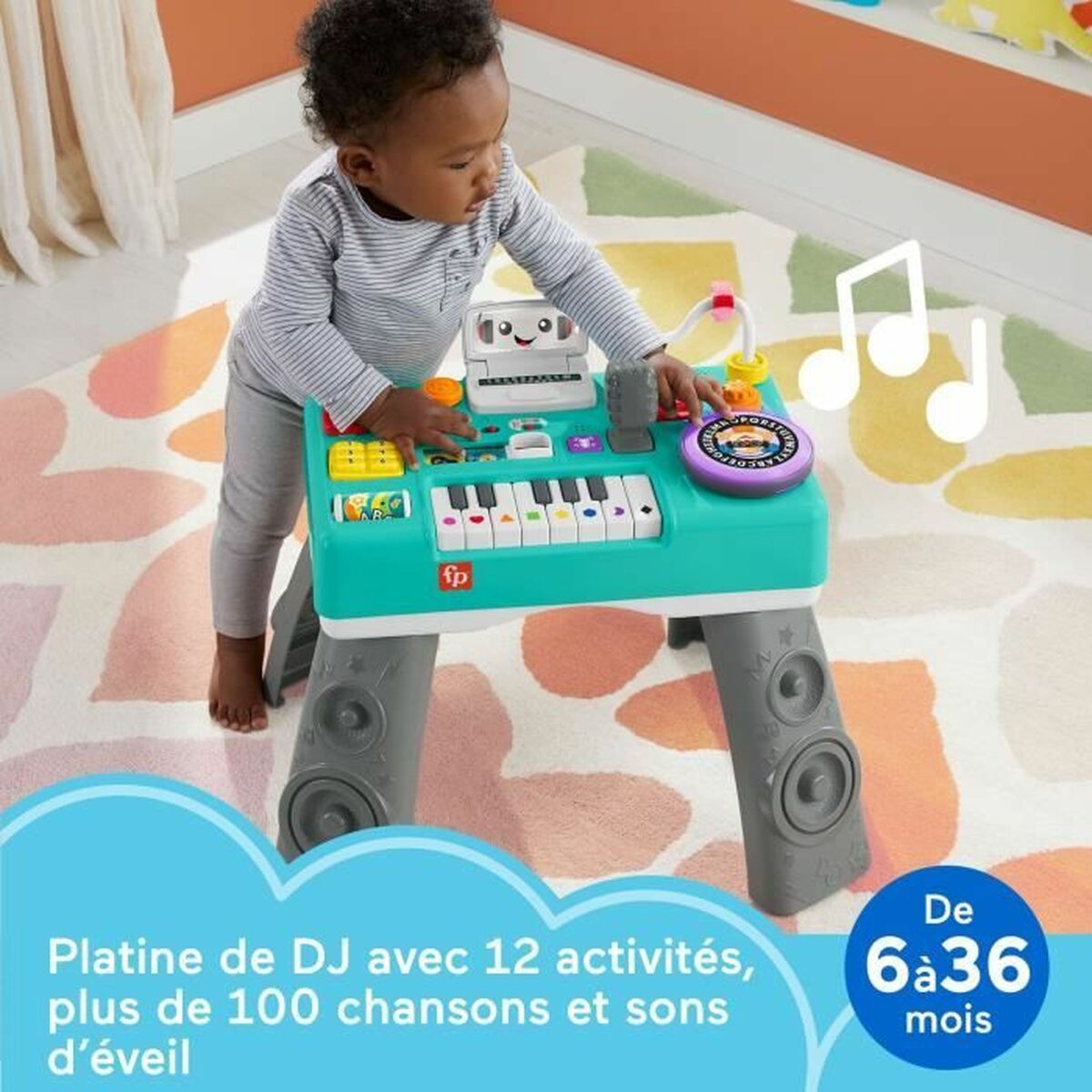 Centru de activităţi Fisher Price Mix & Learn DJ Table (FR) - Bebelus, Jucăriile copilăriei timpurii