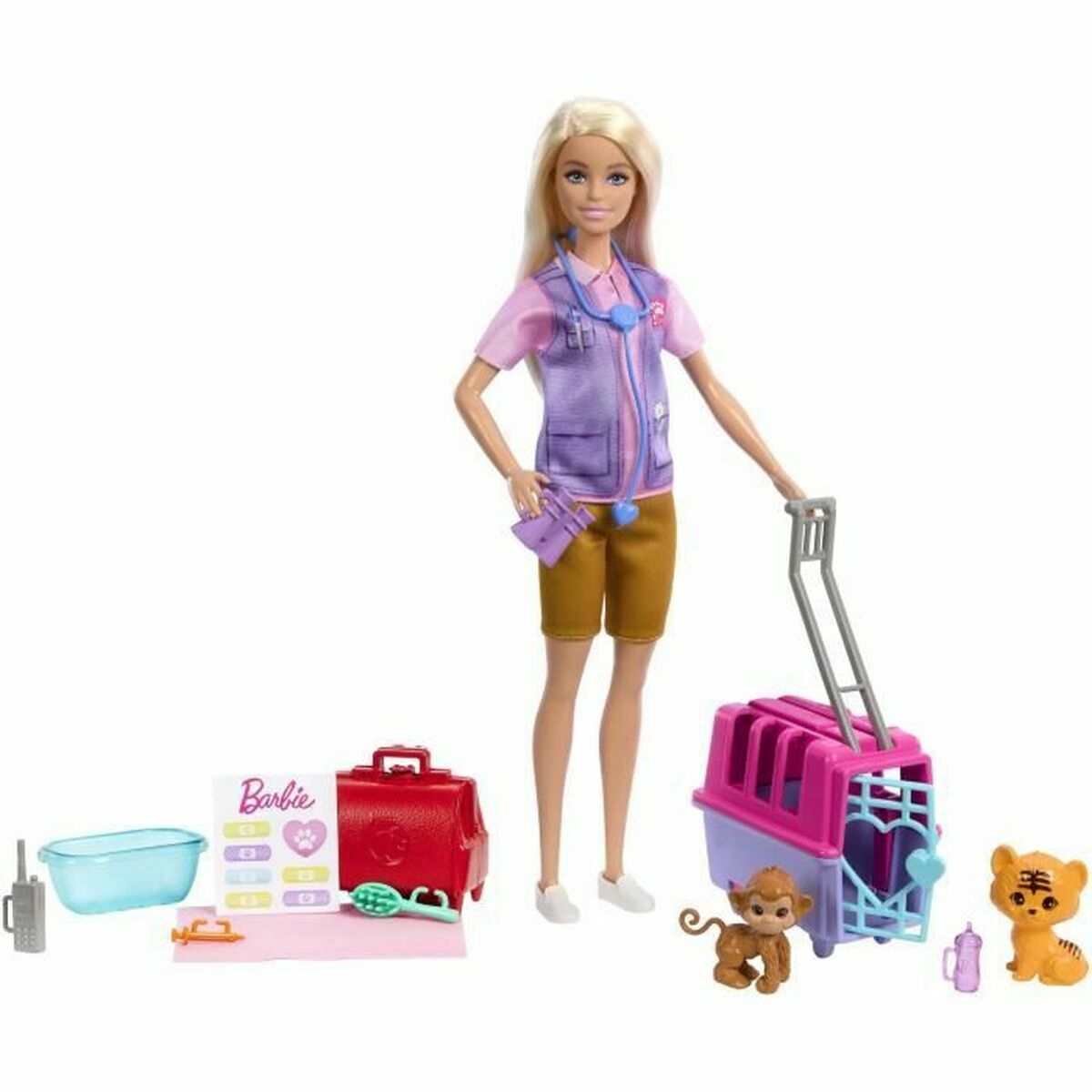 Păpușă Barbie SAUVETEUSE D'ANIMAUX - Jucarii si jocuri, Păpuși și accesorii