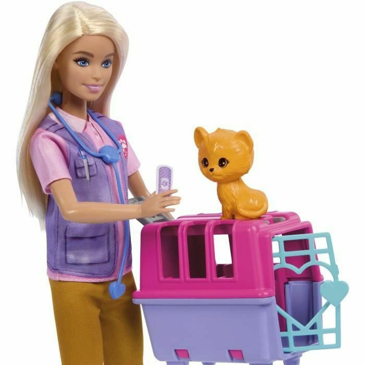 Păpușă Barbie SAUVETEUSE D'ANIMAUX - Jucarii si jocuri, Păpuși și accesorii