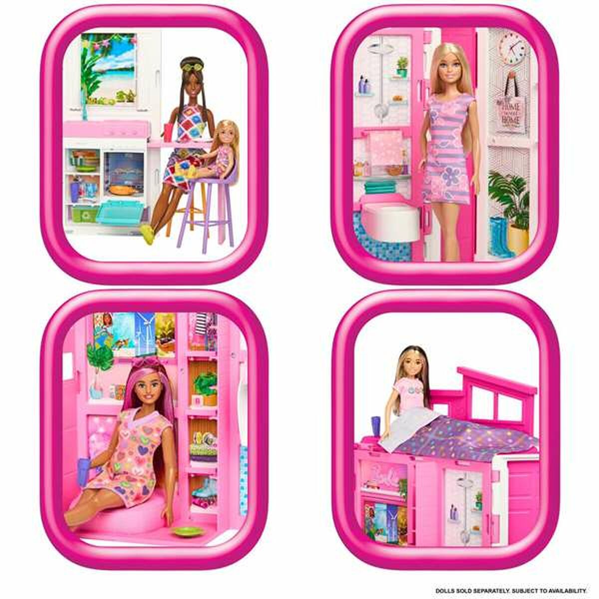 Playset Barbie Getaway House Doll and Playset - Jucarii si jocuri, Păpuși și figurine