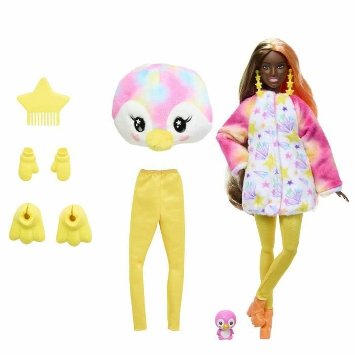 Păpușă bebeluș cu accesorii Barbie Colorful Dream Penguin Doll - Jucarii si jocuri, Păpuși și accesorii