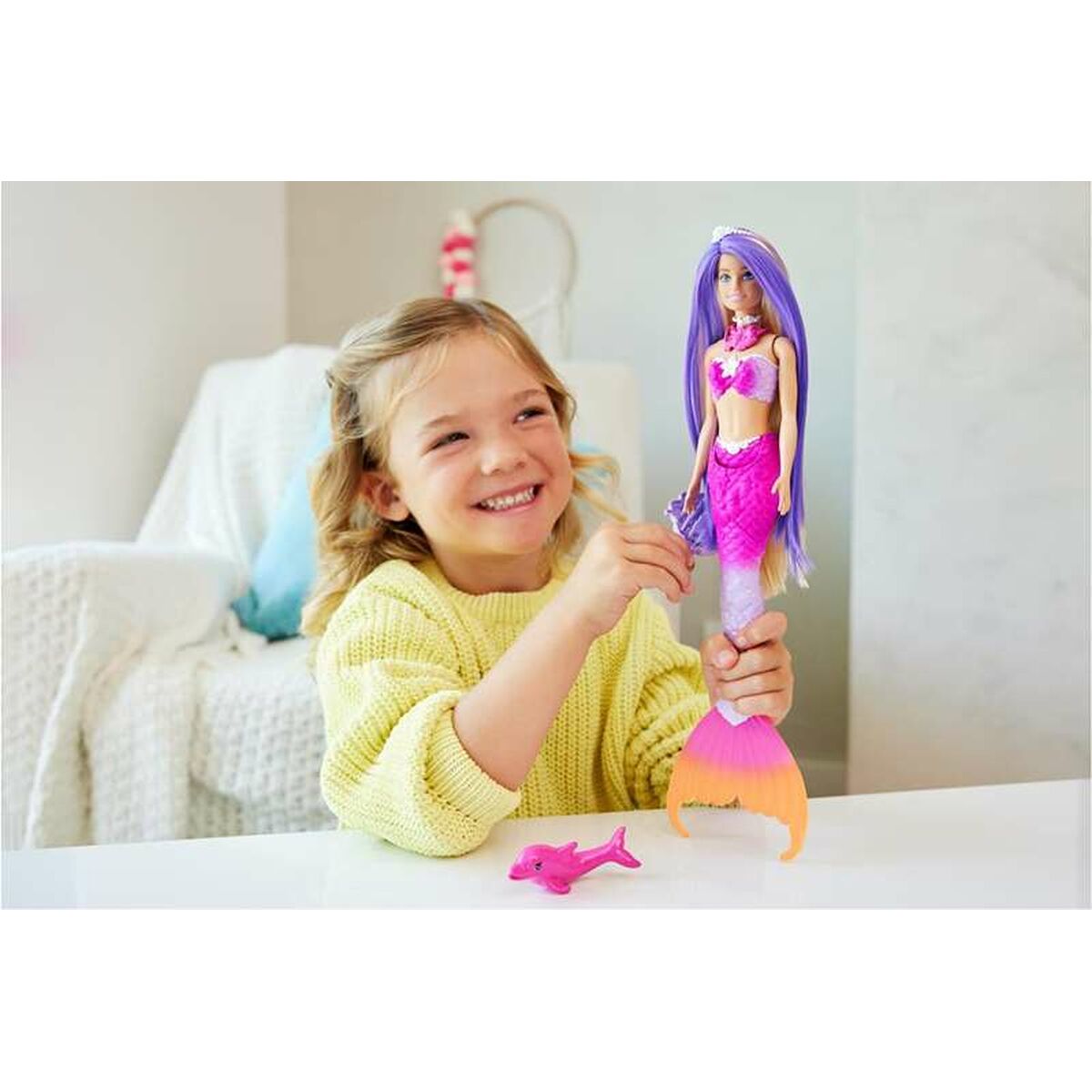 Păpușă Barbie Colour Changing Mermaid - Jucarii si jocuri, Păpuși și accesorii