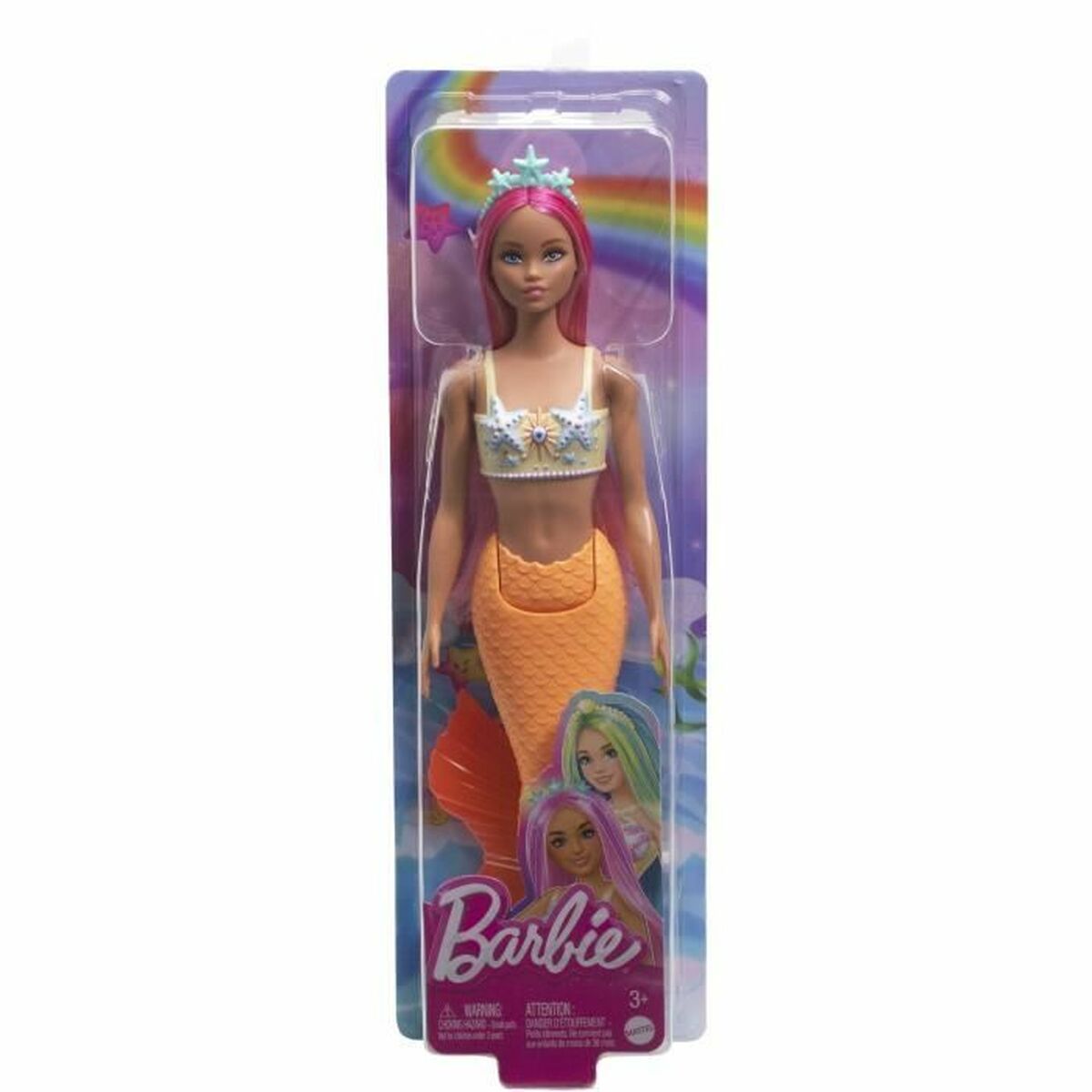 Păpușă Barbie Sirene Rose - Jucarii si jocuri, Păpuși și accesorii