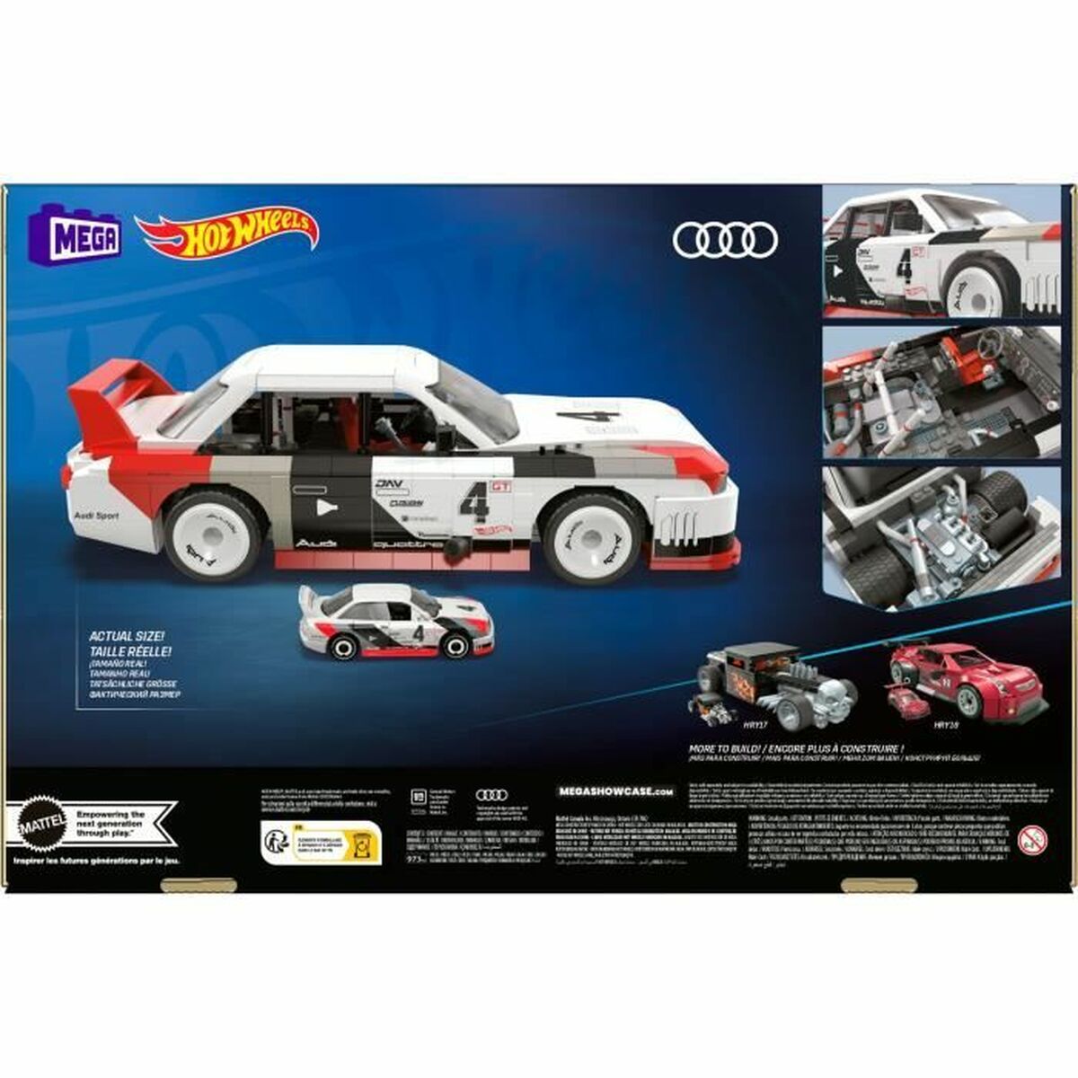 Set de Construcție Megablocks HOT WHEELS COLLECTOR AUDI - Jucarii si jocuri
