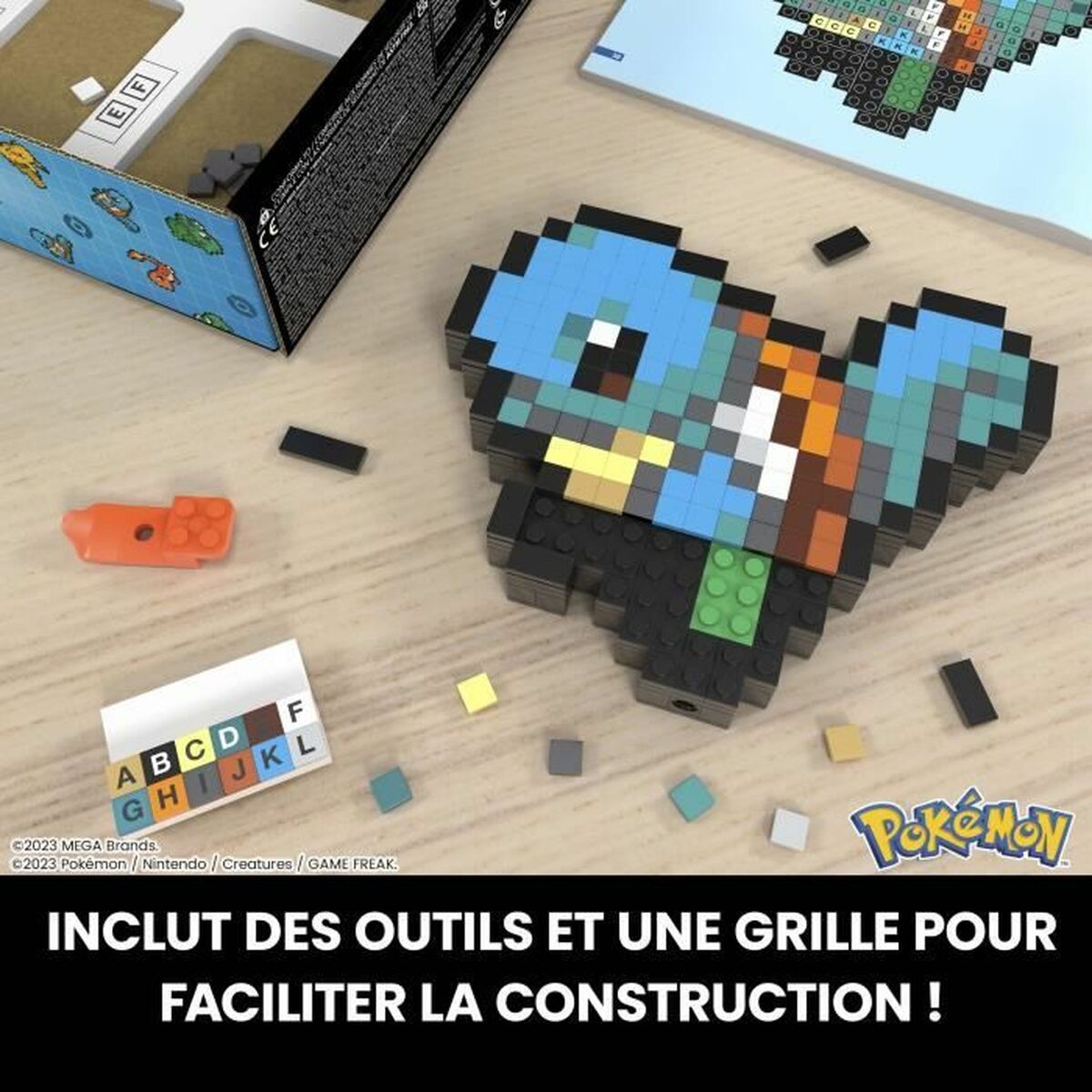Set de Construcție MEGA BRANDS Carapuce Retro Building Set - Jucarii si jocuri