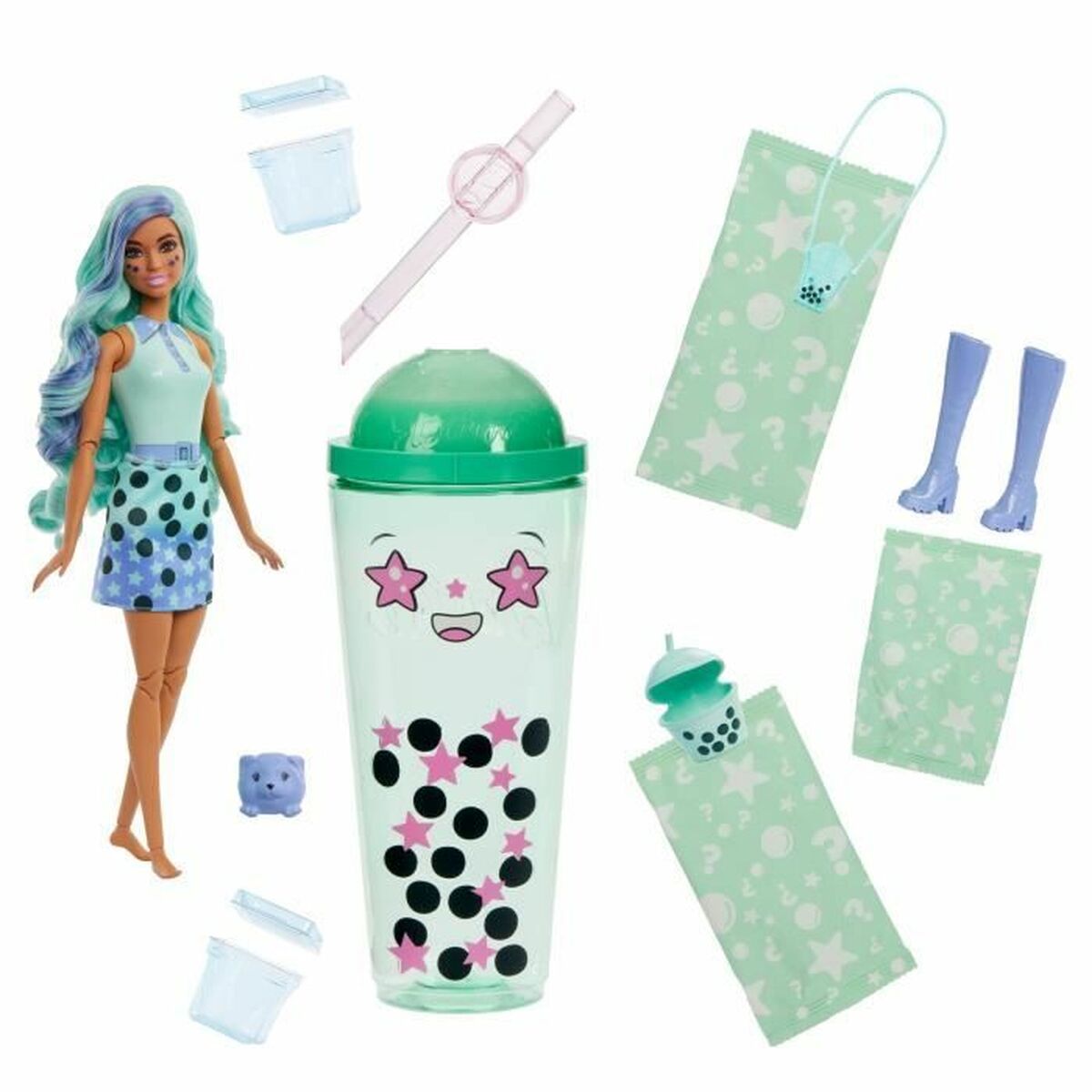 Păpușă bebeluș cu accesorii Barbie Pop Reveal Scented Doll Bubble Tea Series - Jucarii si jocuri, Păpuși și accesorii