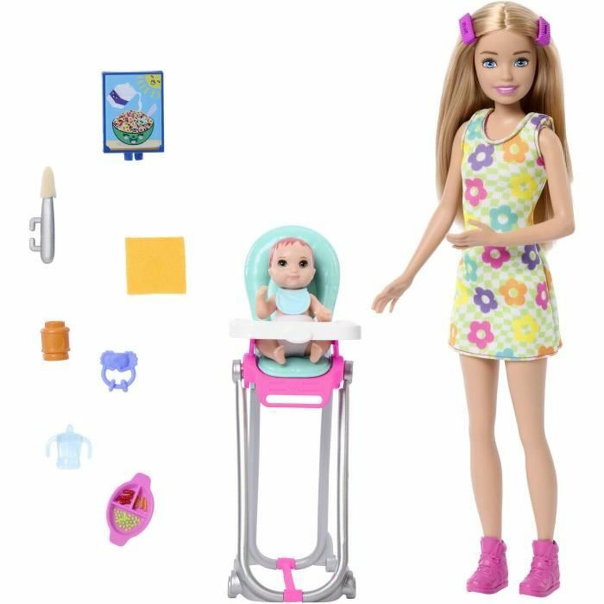 Păpușă Barbie BABYSITTER - Jucarii si jocuri, Păpuși și accesorii