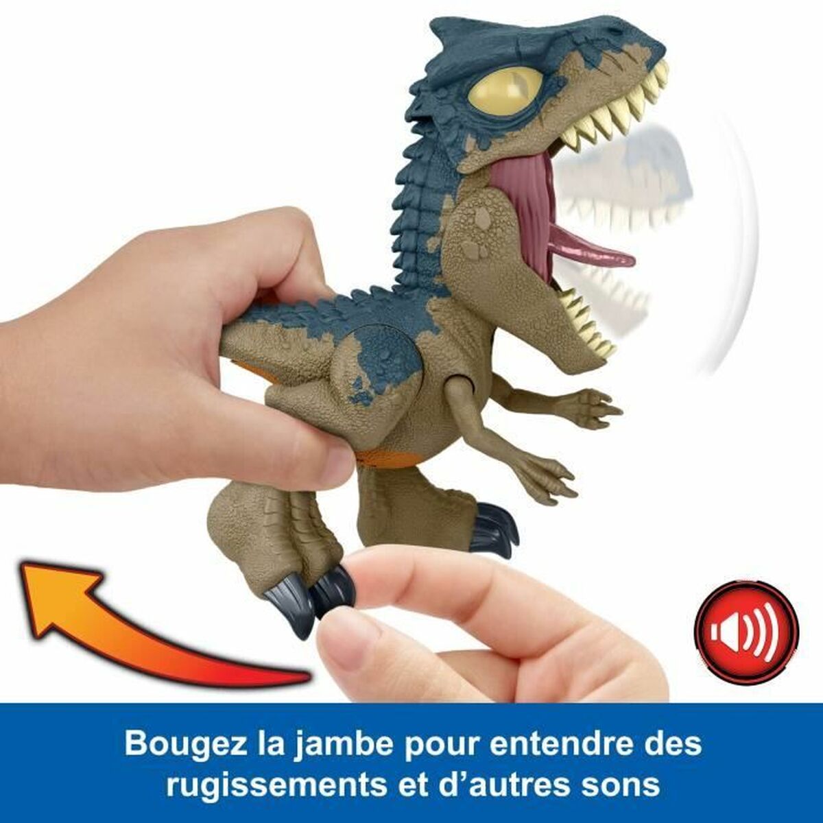 Dinozaur Jurassic World Chomp Chomp-Allosaurus HVB45 Dinozaur Sunet 2 Piese - Jucarii si jocuri, Păpuși și figurine