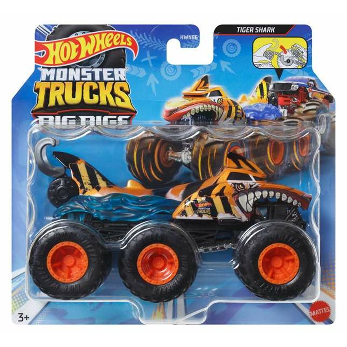 Mașină Hot Wheels Monster Trucks Big Rigs 1:64 - Jucarii si jocuri, Vehicule