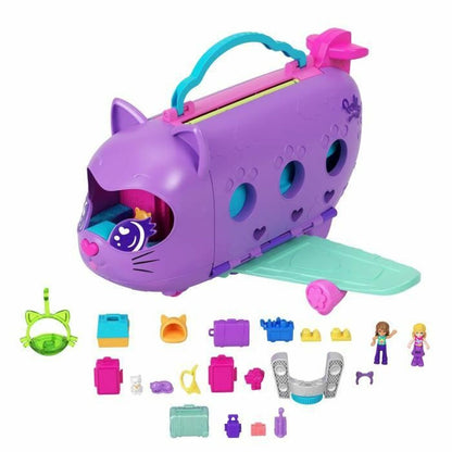 Playset Polly Pocket Transforming Kitten Airplane-Box - Jucarii si jocuri, Păpuși și figurine