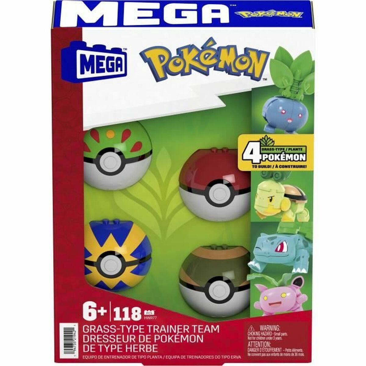 Set de Construcție Megablocks Pokemon HWR77 - Jucarii si jocuri
