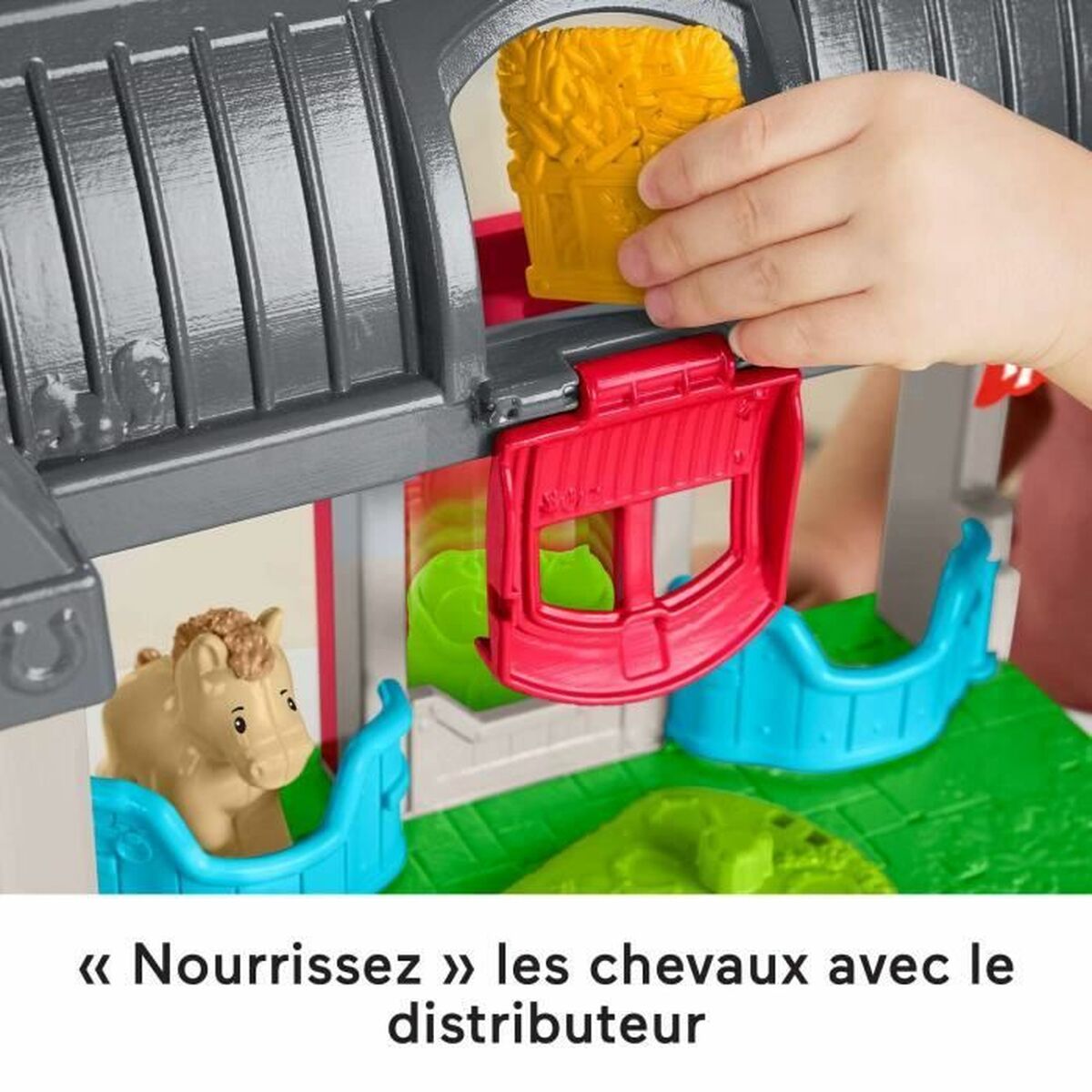Playset Fisher-Price Happy Horses Stable 7 Piese - Jucarii si jocuri, Păpuși și figurine