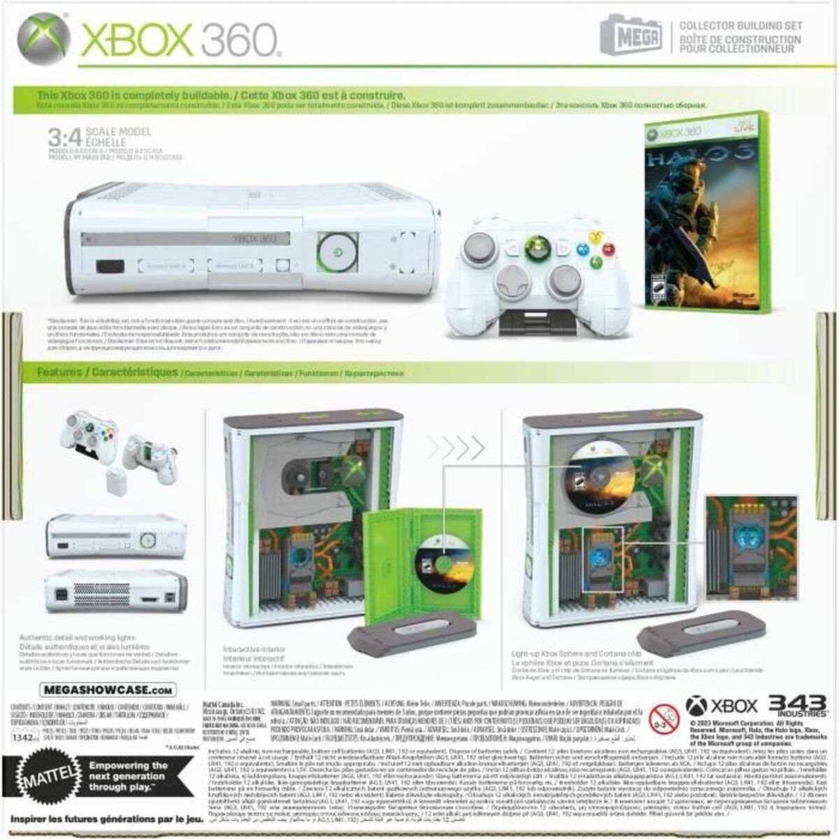 Set de Construcție MEGA BRANDS Xbox 360 1342 Piese - Jucarii si jocuri