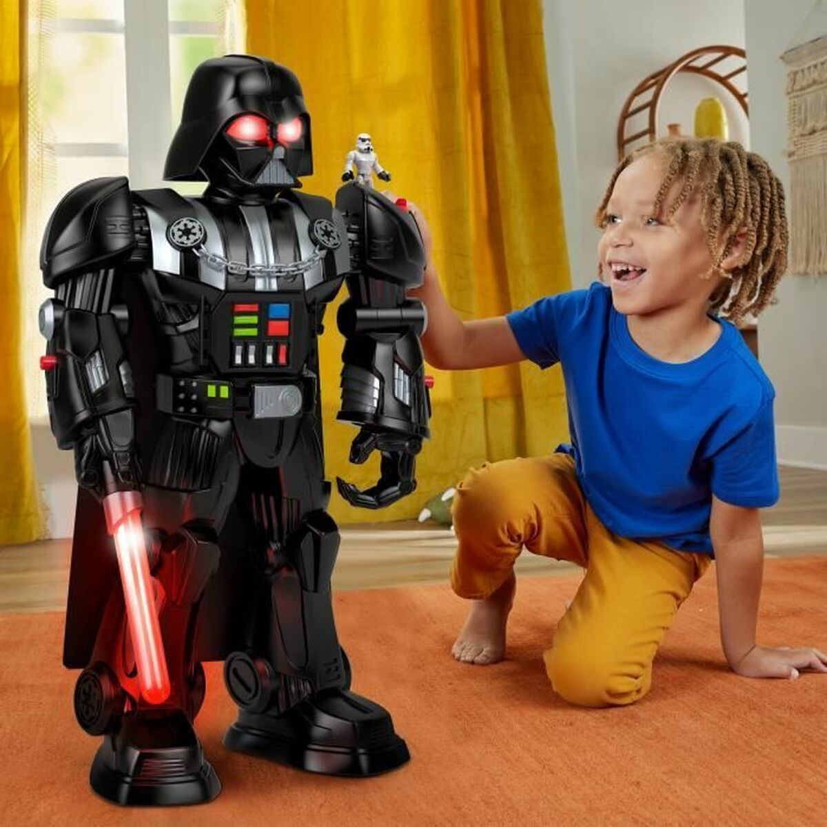 Figurine de Acțiune Fisher Price Robot Darth Vader - Jucarii si jocuri, Păpuși și figurine
