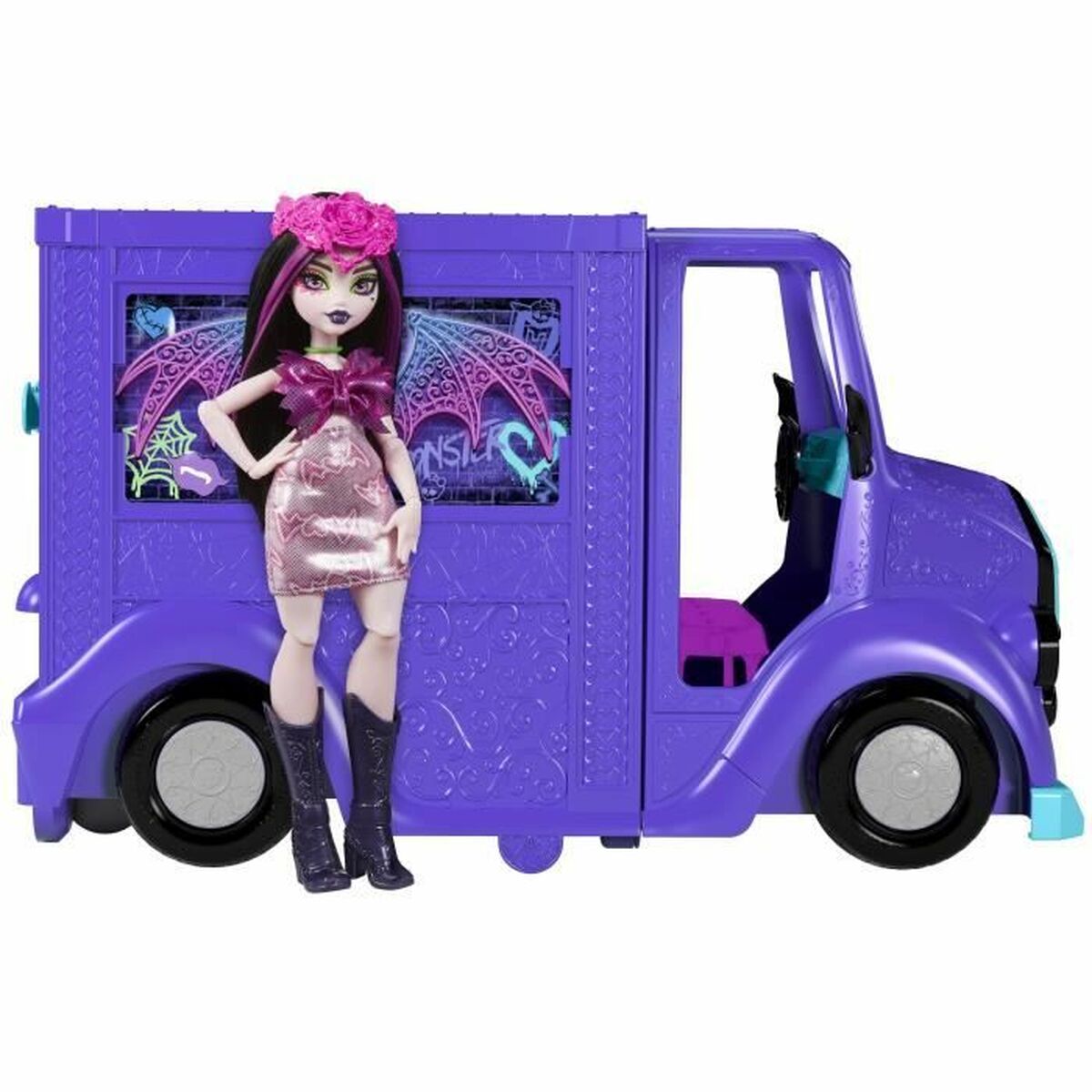 Păpușă bebeluș cu accesorii Monster High Tour Bus Rock Sang-sationnel - Jucarii si jocuri, Păpuși și accesorii
