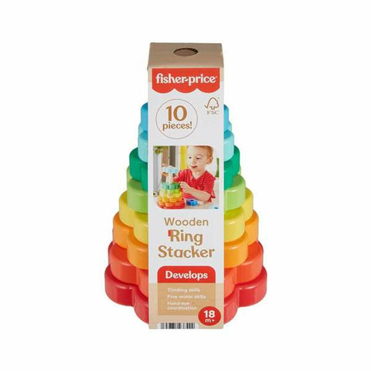 Blocuri Stivuibile Fisher Price 10 Piese - Bebelus, Jucăriile copilăriei timpurii