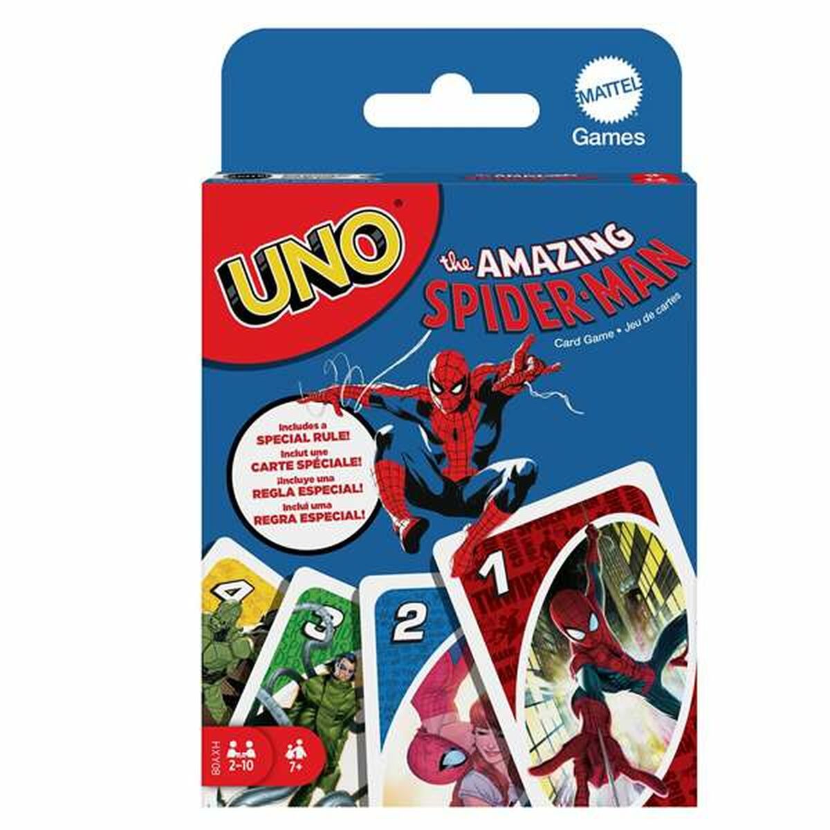 Jocuri de cărți Mattel UNO Spiderman - Jucarii si jocuri, Jocuri și accesorii
