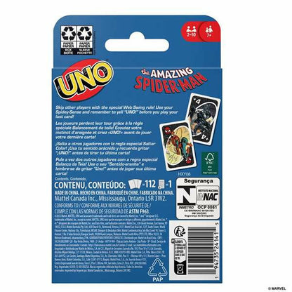 Jocuri de cărți Mattel UNO Spiderman - Jucarii si jocuri, Jocuri și accesorii