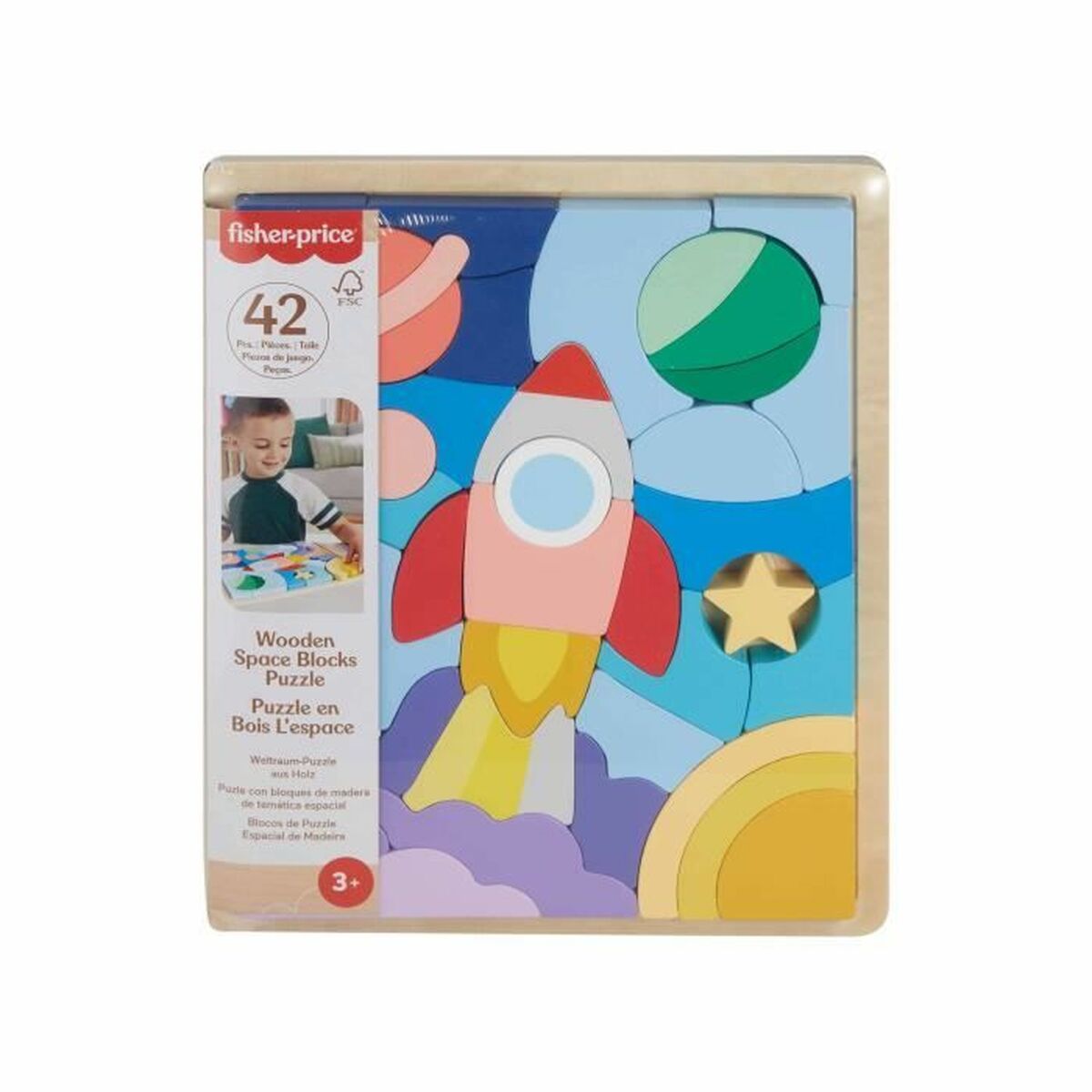 Puzzle Fisher-Price - Bebelus, Jucăriile copilăriei timpurii