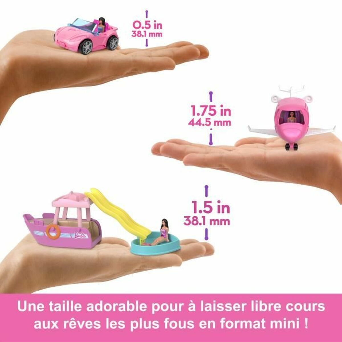Figurine de Acțiune Barbie Mini BarbieLand-Assortment HYF38 - Jucarii si jocuri, Păpuși și figurine
