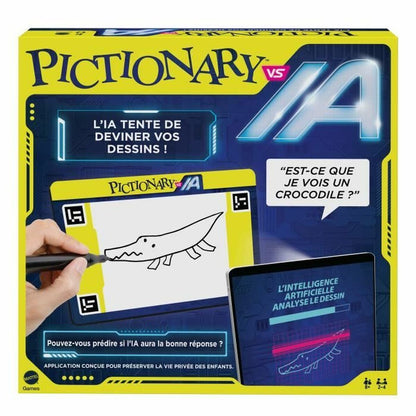 Joc de Masă Mattel PICTIONARY® VS IA Jeu familial Pictionary Vs Intelligence Artificielle (FR) - Jucarii si jocuri, Jocuri și accesorii
