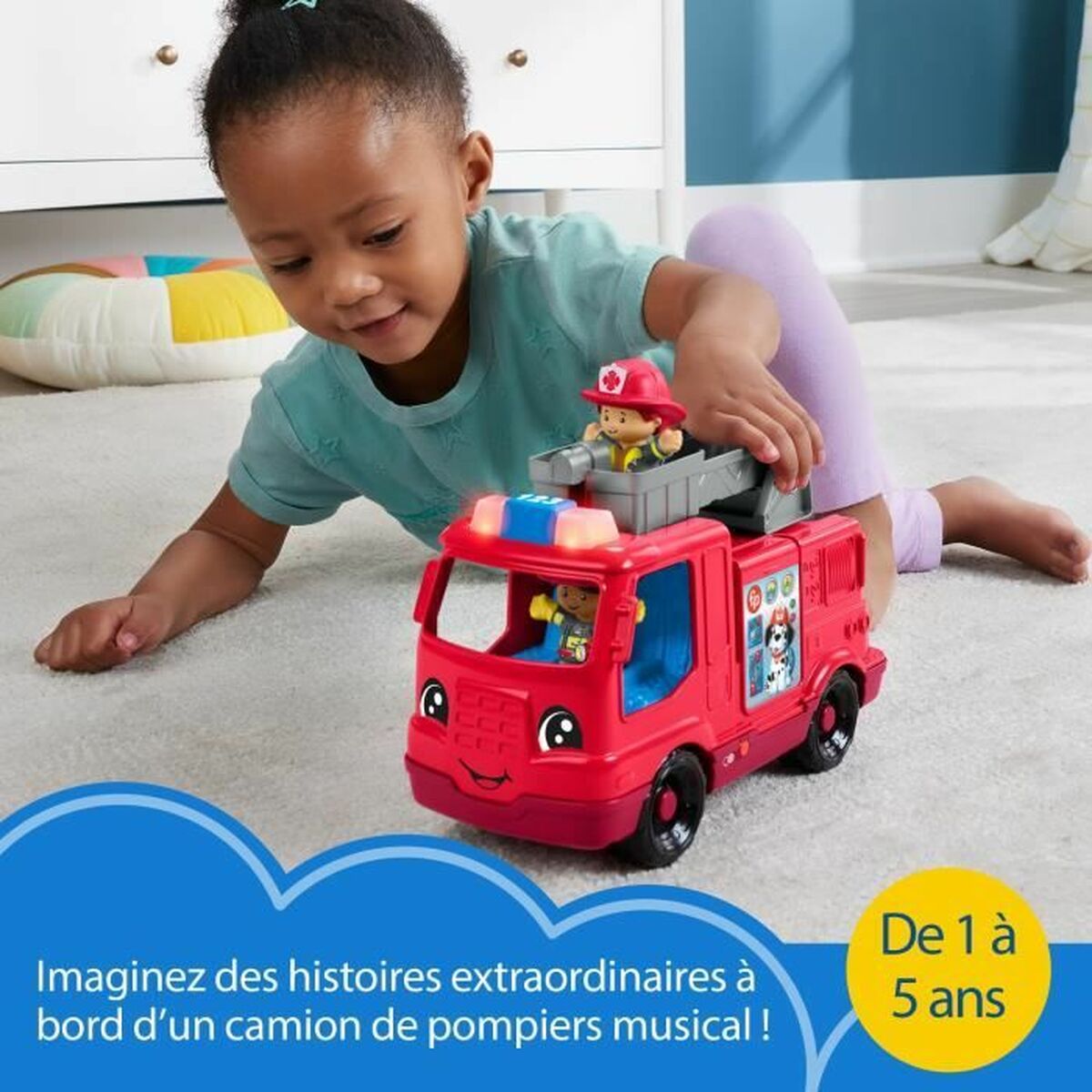 Camion de Pompieri Fisher-Price HYR88 Roșu - Jucarii si jocuri, Vehicule