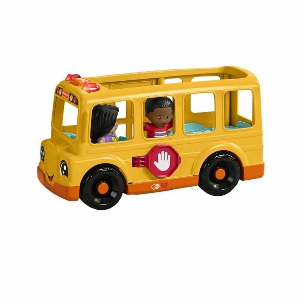 Figurine de Acțiune Fisher-Price Little People-El autobús escolar-Vehículo de empuje musical HYT03 - Jucarii si jocuri, Păpuși și figurine