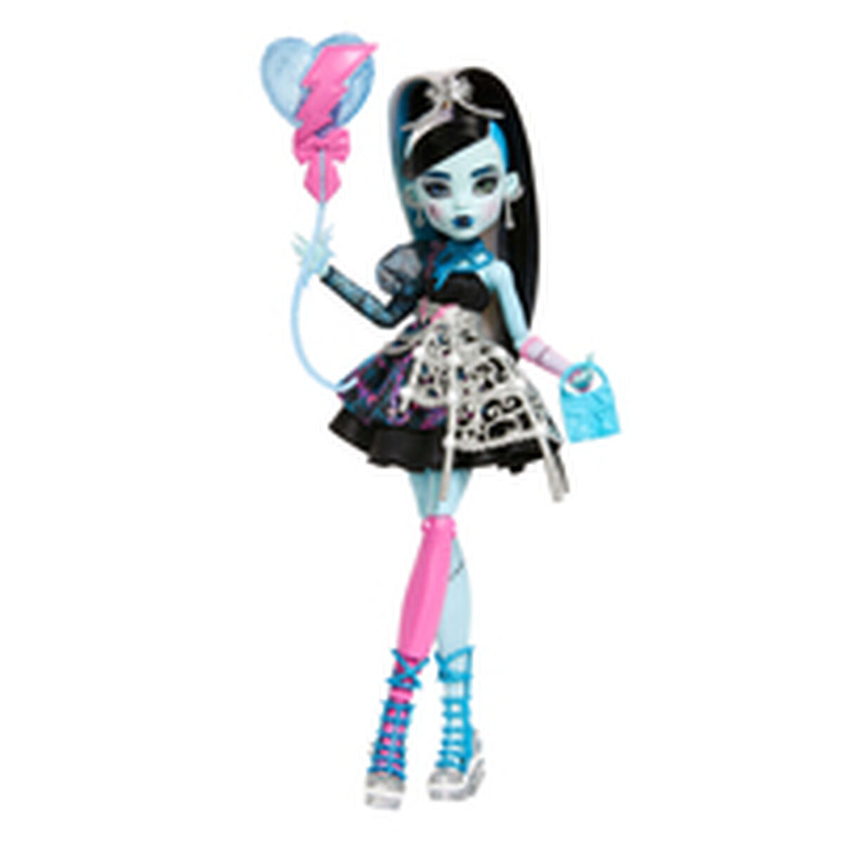 Păpușă Monster High Frankie Stein (Electrizantă), Păr Bicolor, Accesorii Fashion, Mattel - Jucarii si jocuri, Păpuși și figurine