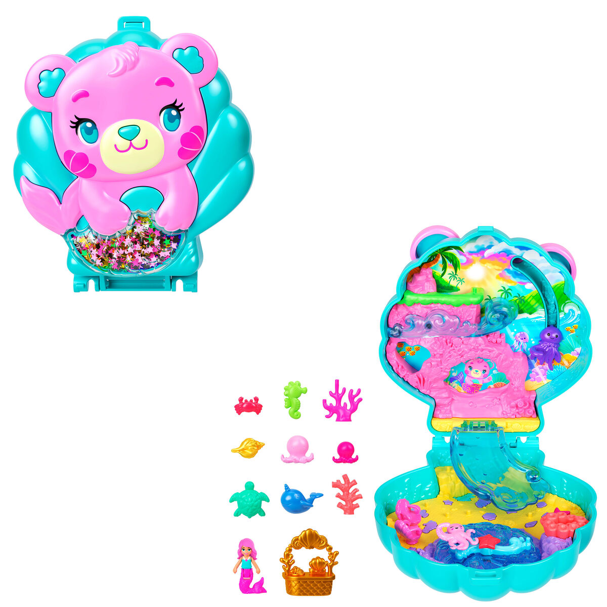 Playset Polly Pocket 11 Piese - Jucarii si jocuri, Păpuși și figurine