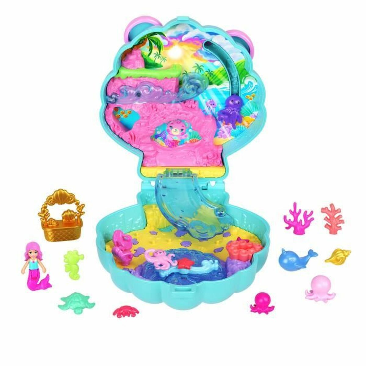 Playset Polly Pocket 11 Piese - Jucarii si jocuri, Păpuși și figurine