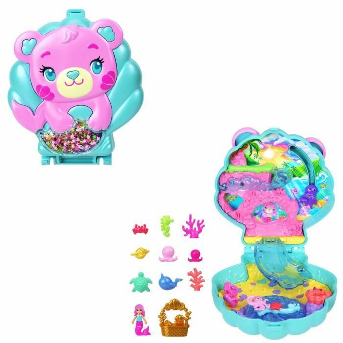 Playset Polly Pocket 11 Piese - Jucarii si jocuri, Păpuși și figurine