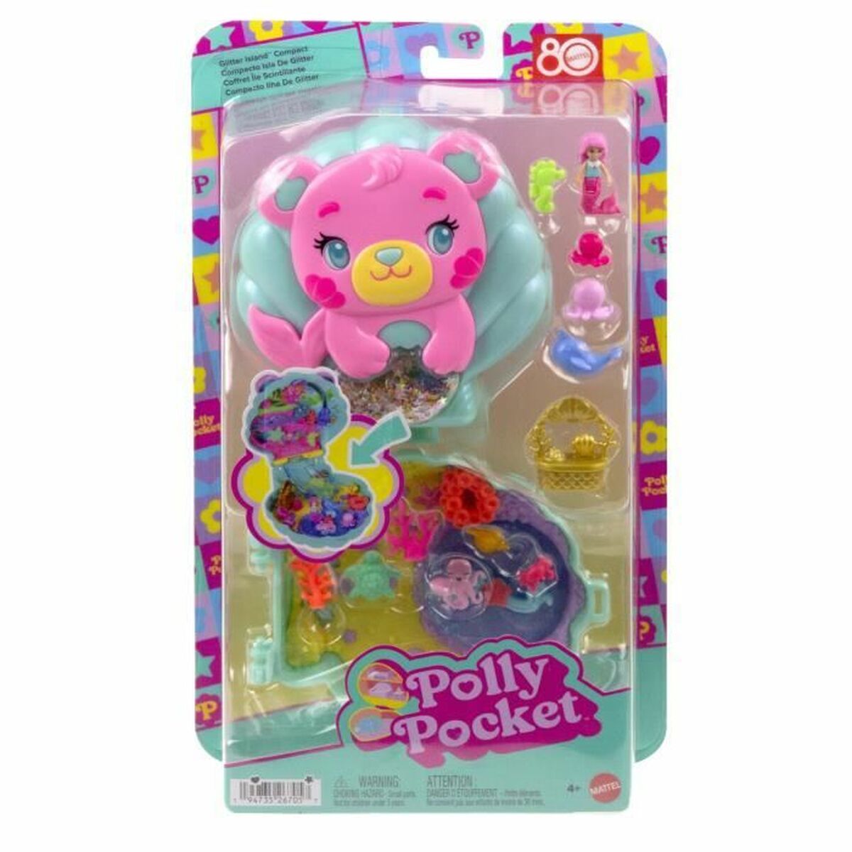 Playset Polly Pocket 11 Piese - Jucarii si jocuri, Păpuși și figurine