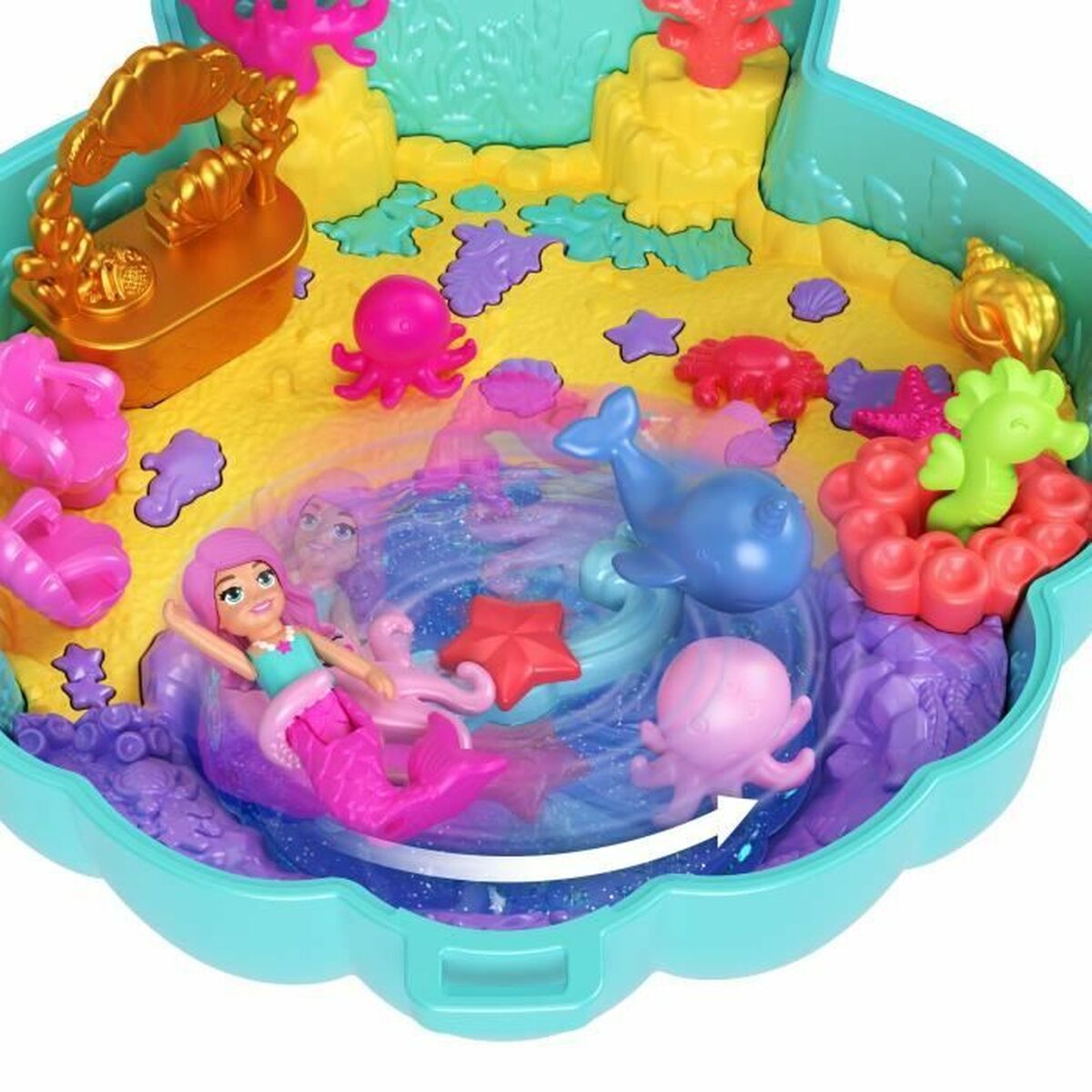 Playset Polly Pocket 11 Piese - Jucarii si jocuri, Păpuși și figurine