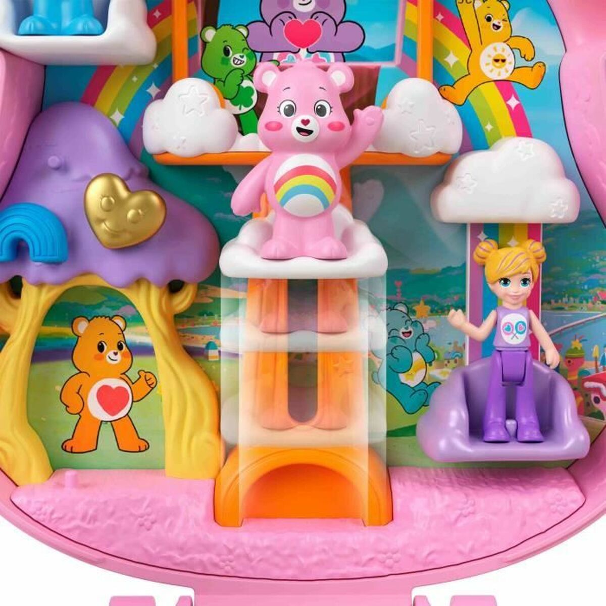 Playset Polly Pocket CARE BEARS BOX - Jucarii si jocuri, Păpuși și figurine