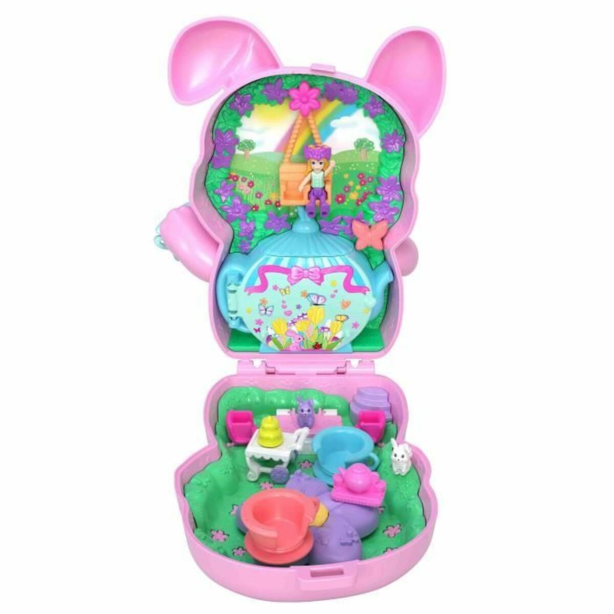 Playset Polly Pocket Tea Time Rabbit Box - Jucarii si jocuri, Păpuși și figurine