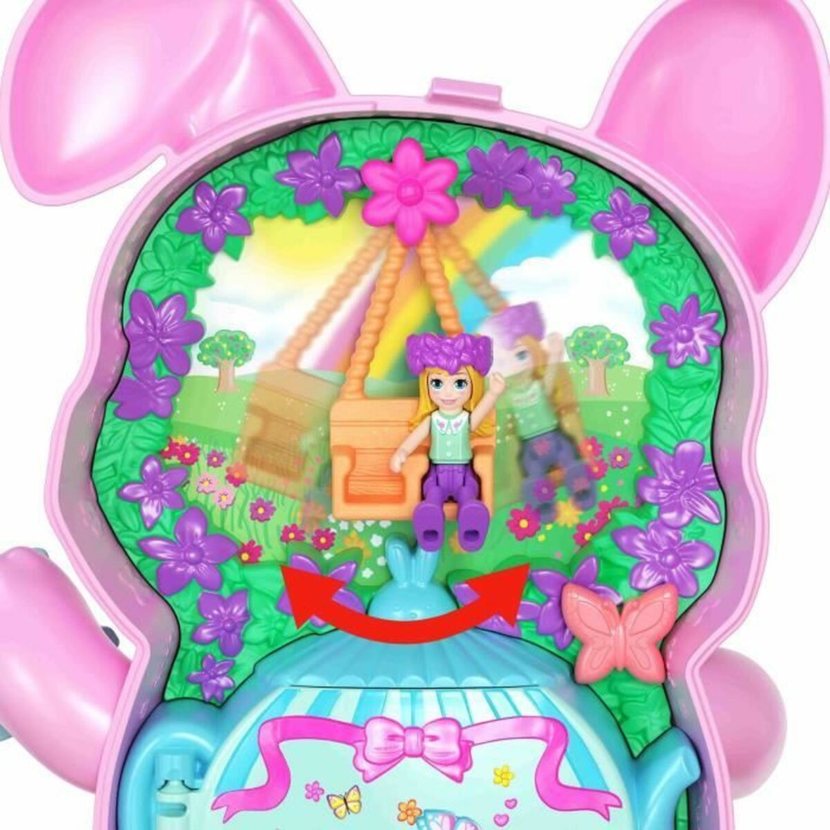 Playset Polly Pocket Tea Time Rabbit Box - Jucarii si jocuri, Păpuși și figurine