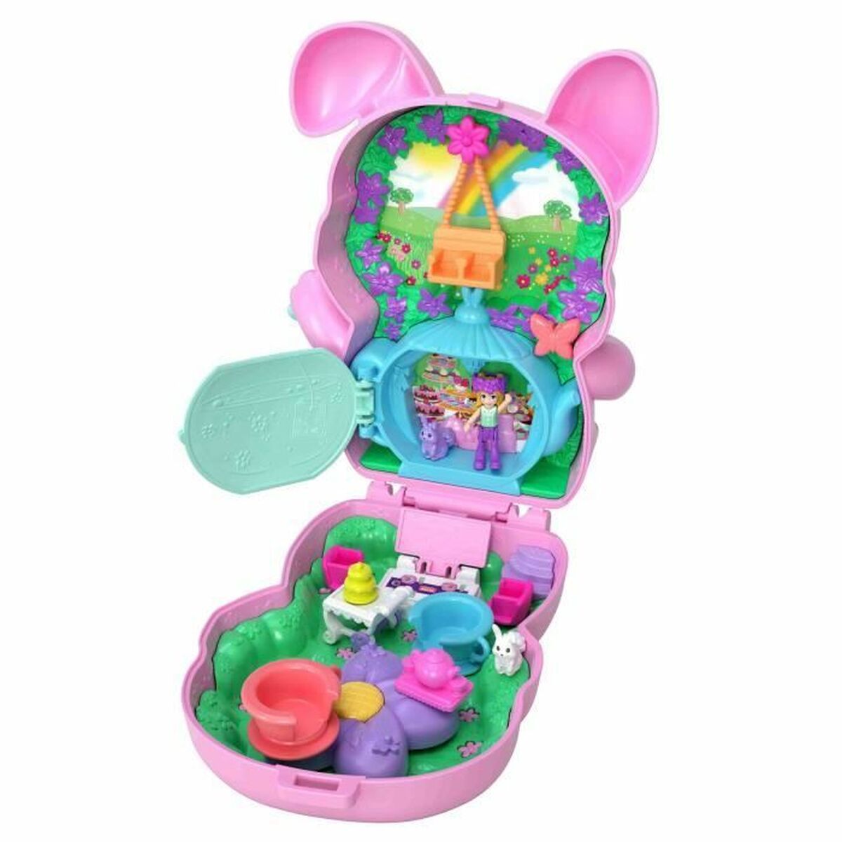 Playset Polly Pocket Tea Time Rabbit Box - Jucarii si jocuri, Păpuși și figurine