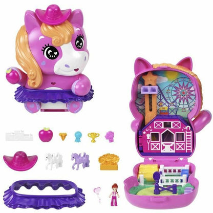 Playset Polly Pocket PONY RODEO BOX - Jucarii si jocuri, Păpuși și figurine