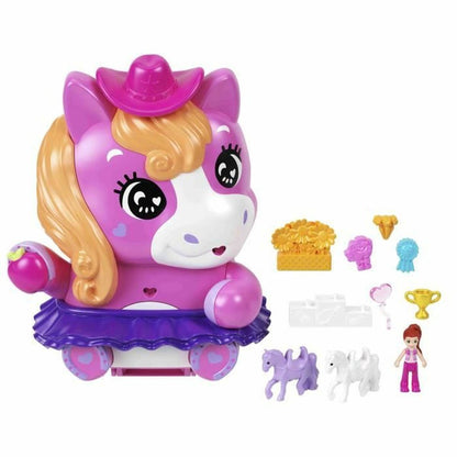 Playset Polly Pocket PONY RODEO BOX - Jucarii si jocuri, Păpuși și figurine