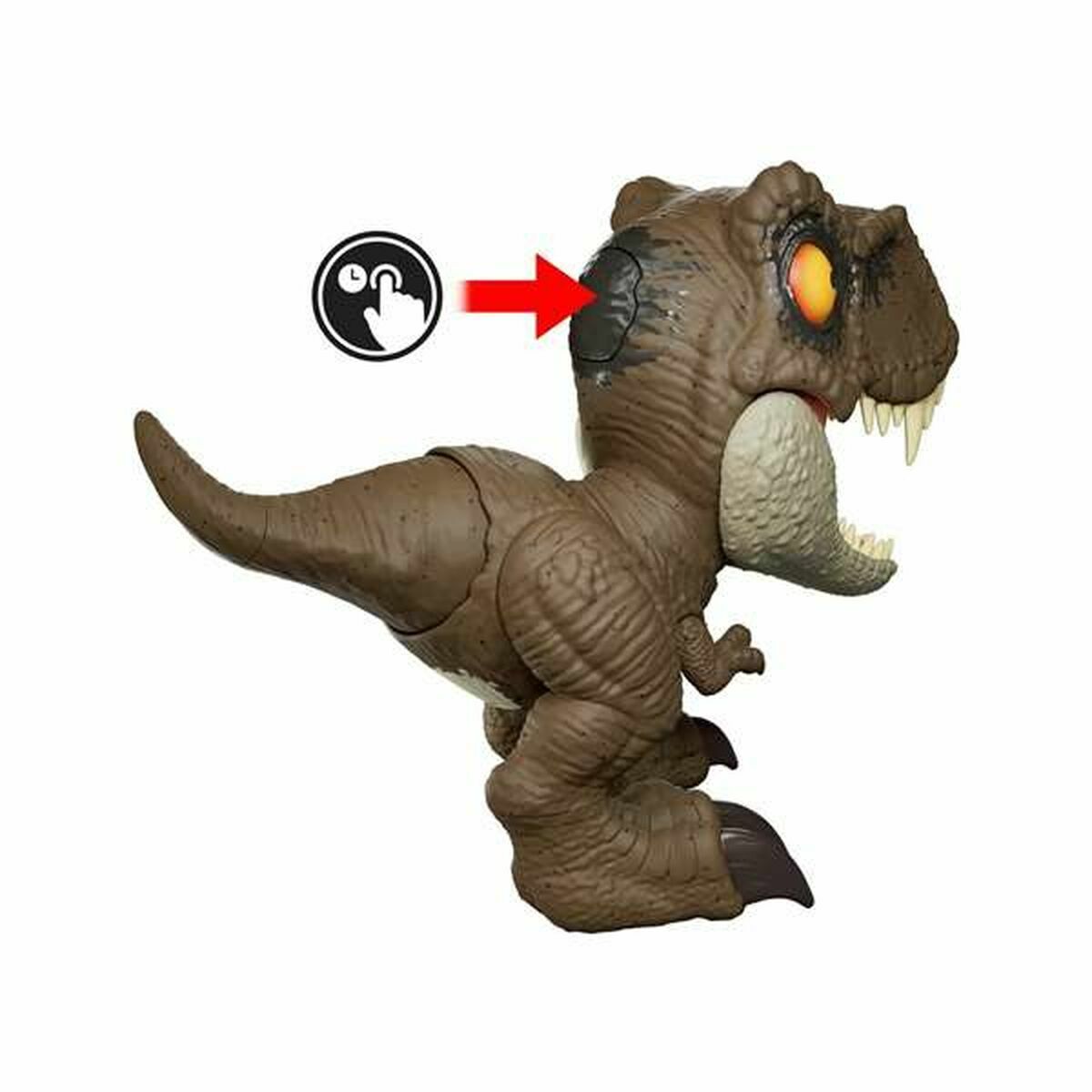 Dinozaur Mattel Jurassic World Roar Command T-Rex 21,59 x 22,23 x 10,16 cm - Jucarii si jocuri, Păpuși și figurine