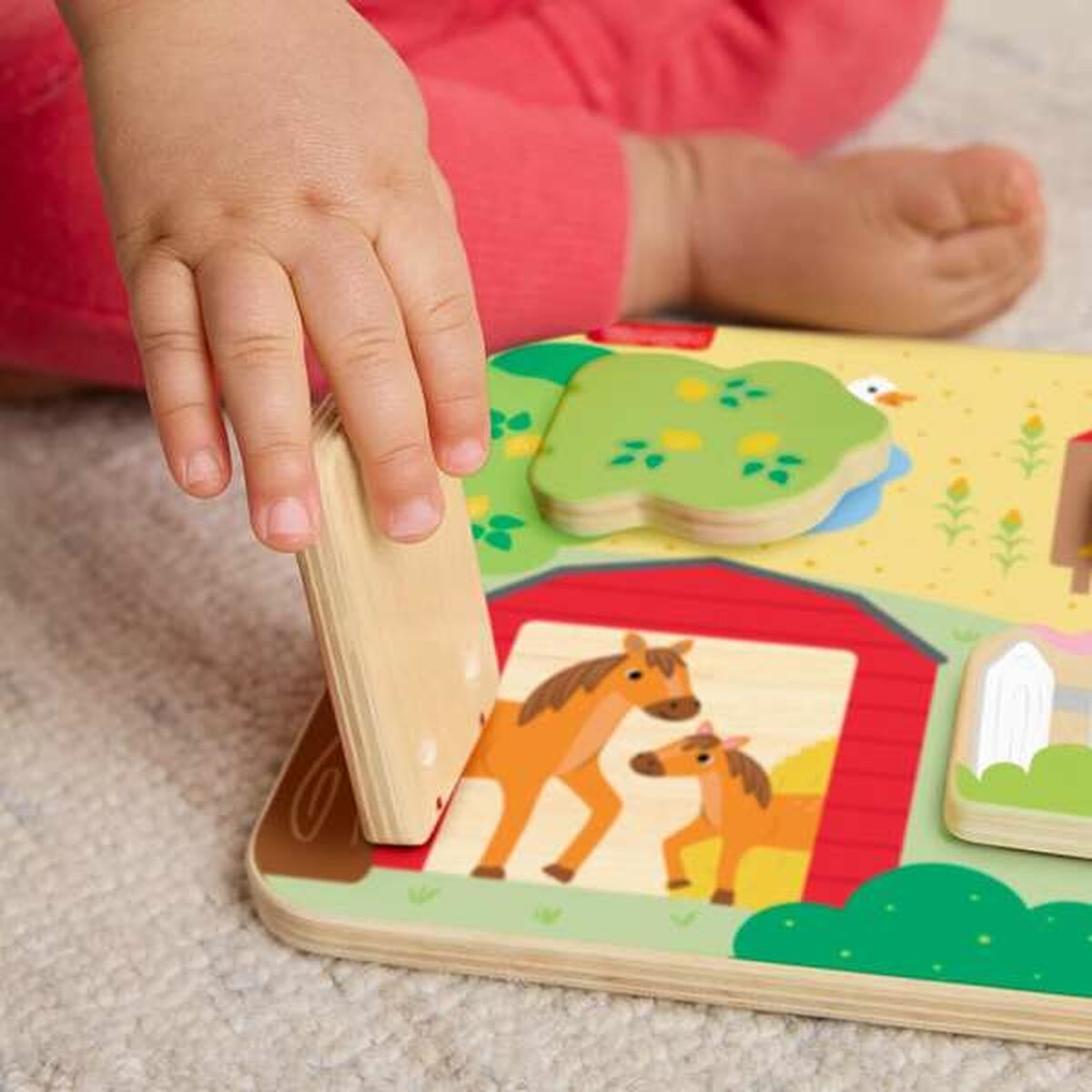 Jucărie pentru copii Mattel 20 x 20 x 1,91 cm animale - Bebelus, Jucăriile copilăriei timpurii