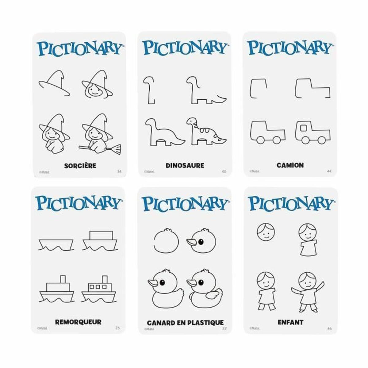 Joc de Masă Mattel PICTIONARY - Jucarii si jocuri, Jocuri și accesorii
